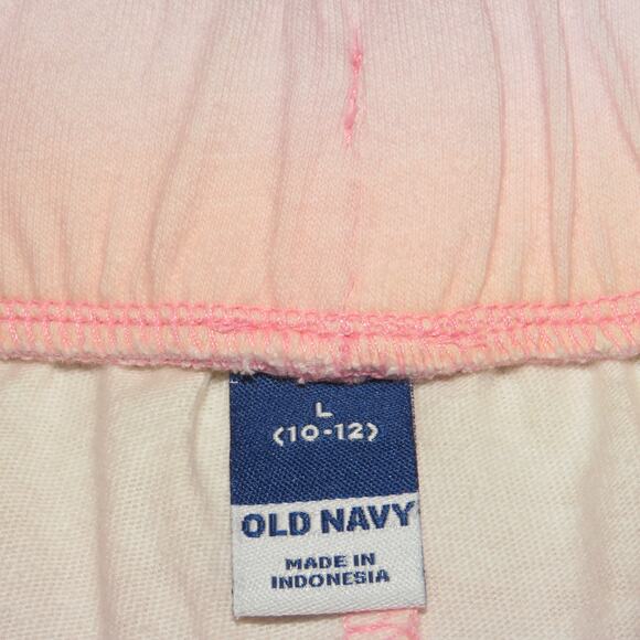 Old Navy Pink Omber Drawstring Casual Girls Shorts - Picture 5 of 6